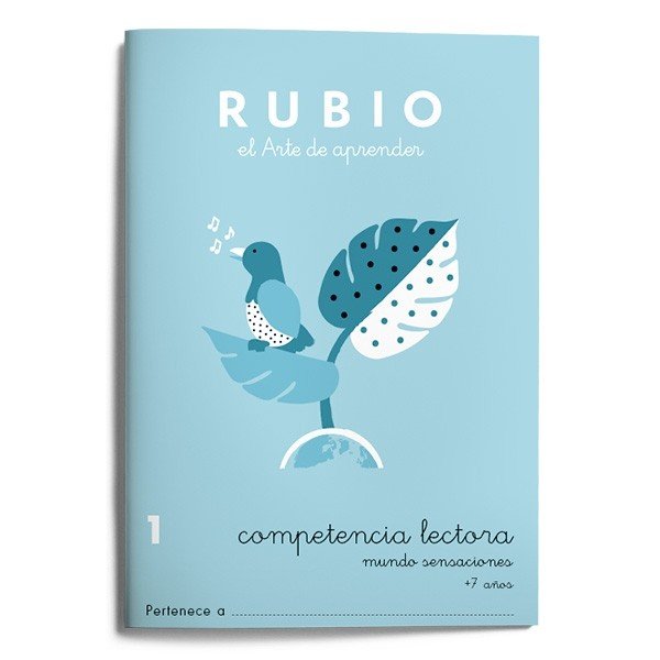 COMPETENCIA LECTORA RUBIO 1 MUNDO SENSACIONES+7 AÑOS