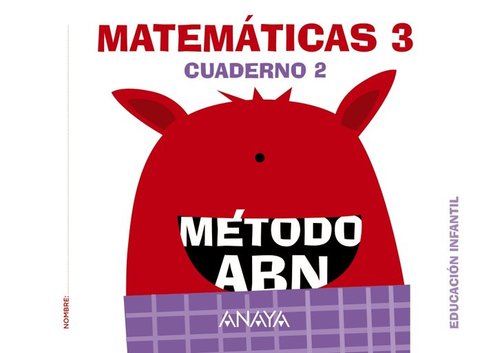 MATEMÁTICAS ABN. NIVEL 3. CUADERNO 2. -5 AÑOS