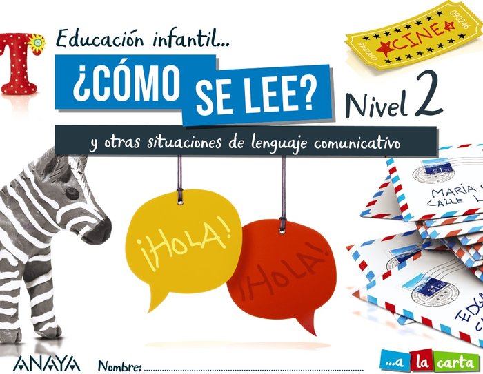 ¿CÓMO SE LEE? NIVEL 2. -4 AÑOS (A la carta)