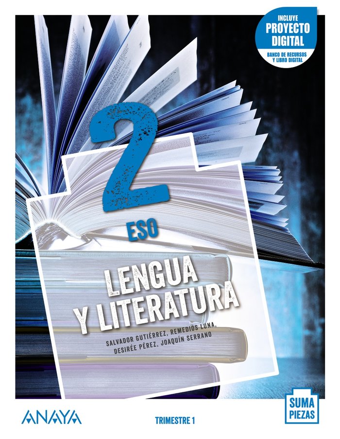 LENGUA Y LITERATURA 2. -2º ESO (Suma Piezas) (La Rioja) (Trimestres)
