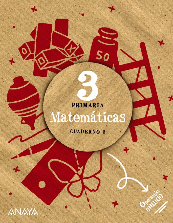 MATEMÁTICAS 3. CUADERNO 3. -3º EPR (Operación Mundo)