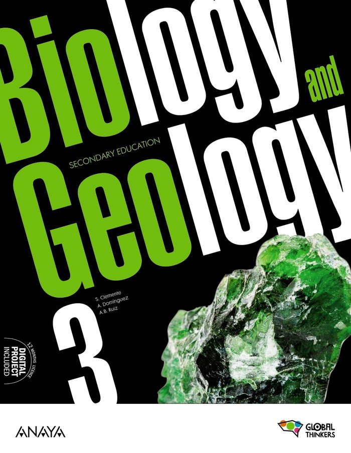 BIOLOGY AND GEOLOGY 3. STUDENT'S BOOK - GLOBAL THINKERS