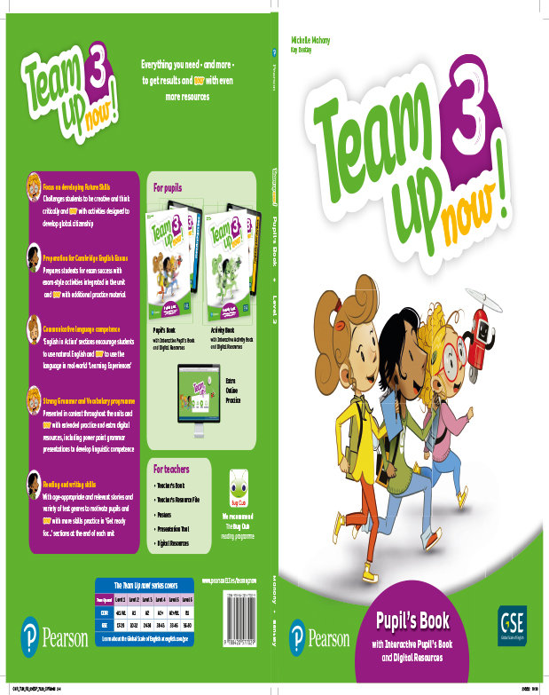 TEAM UP NOW! 3 PUPIL'S BOOK & INTERACTIVE PUPIL'S BOOK AND DIGITALRESOURCES ACCESS CODE
