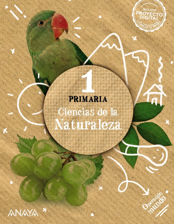 CIENCIAS DE LA NATURALEZA 1. CUADRÍCULA. -1º EPR (Operación Mundo)