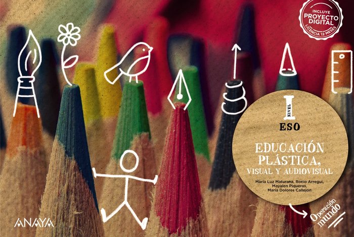 EDUCACIÓN PLÁSTICA, VISUAL Y AUDIOVISUAL. NIVEL I. (OPCIÓN FUNGIBLE) -1º ESO (Operación Mundo)
