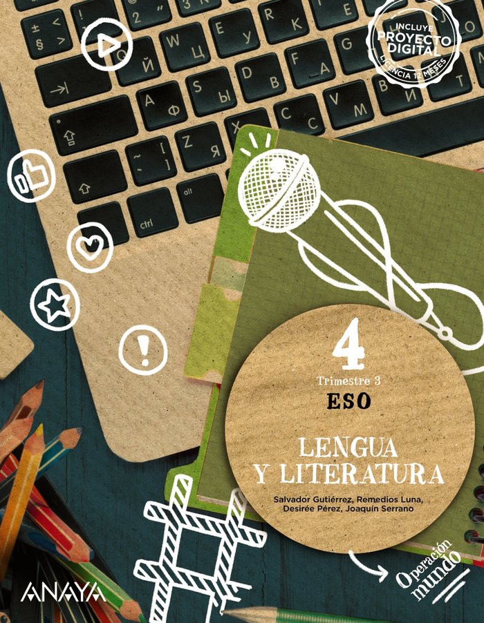 LENGUA Y LITERATURA 4 -4º ESO (Operación Mundo) (Trimestres)