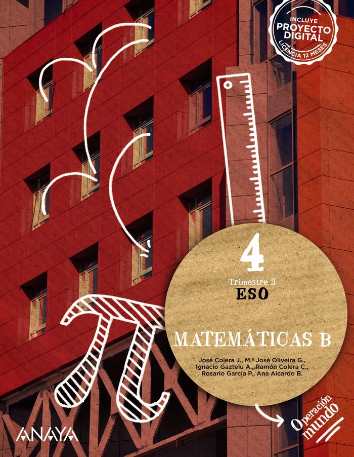 MATEMÁTICAS B 4 -4º ESO (Operación Mundo) (Trimestres)