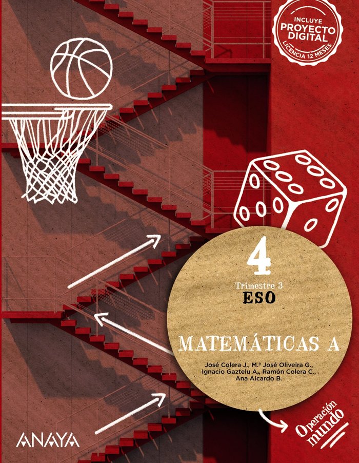 MATEMÁTICAS A 4 -4º ESO (Operación Mundo) (Trimestres)
