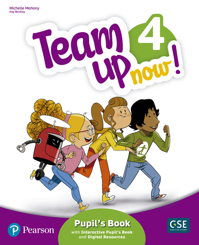 TEAM UP NOW! 4 PUPIL'S BOOK & INTERACTIVE PUPIL'S BOOK AND DIGITALRESOURCES ACCESS CODE - EPR
