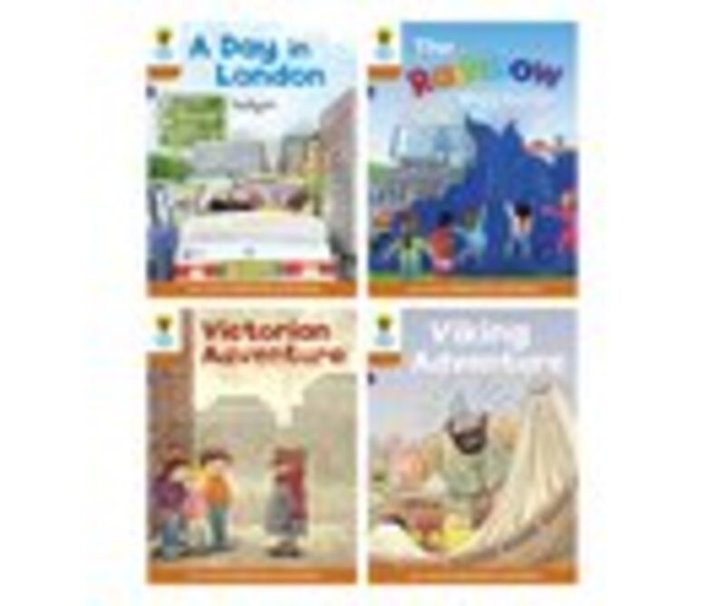 ORT BIFF, CHIP AND KIPPER STORIES LEVEL 8 (MIXED PACK 4)